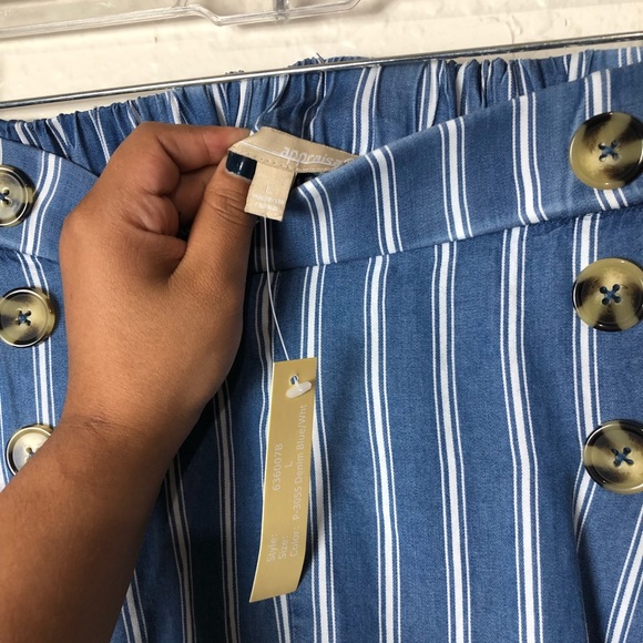 Appraisal Striped Crop Trousers - Picture 8 of 12